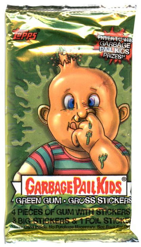 garbage pail kids topps   series  trading card sticker pack toywiz