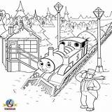 Thomas Coloring Pages Train Christmas Printable Friends Sheets Kids Engine Tank Games Tree Snow Color Toys Book Children Print Holiday sketch template