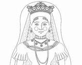 Matryoshka Coloring Pages Getcolorings Mexican China sketch template