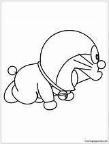 Baby Crawling Doraemon Drawing Coloring Pages Getdrawings sketch template