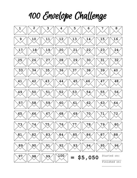 envelope challenge printable printable coloring pages