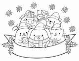 Colorear Navidad Navideños Animalitos Tablero Dibuixos Animalets Nadalencs sketch template