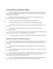 tips  write  capstone paperdocx tips  write  capstone paper strictly follow