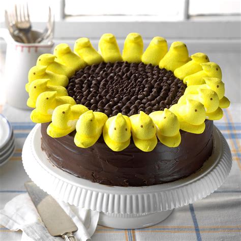 peeps sunflower cake recipe taste  home
