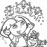 Dora Coloring4free Enchanted Adults sketch template