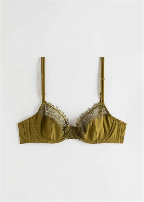 And Other Stories Eyelash Lace Underwire Bra