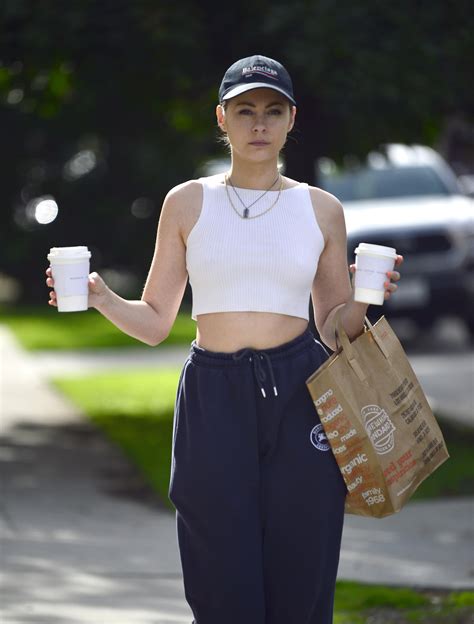 Willa Holland Dares To Go Braless On Morning Coffee Run