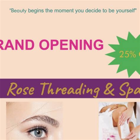 rose threading spa  service  town   years