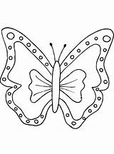 Schmetterlinge sketch template