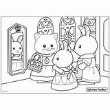 Sylvanian Families Colouring Coloring Pages Sylvanianfamilies sketch template