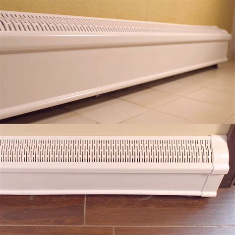 buy baseboard heater cover complete set    left  caps hot water hydronic