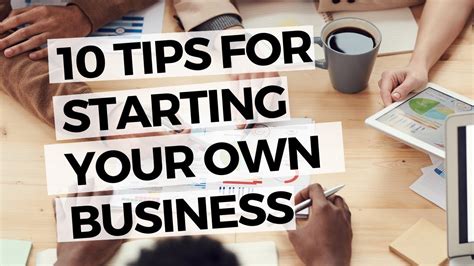 tips  starting   business youtube