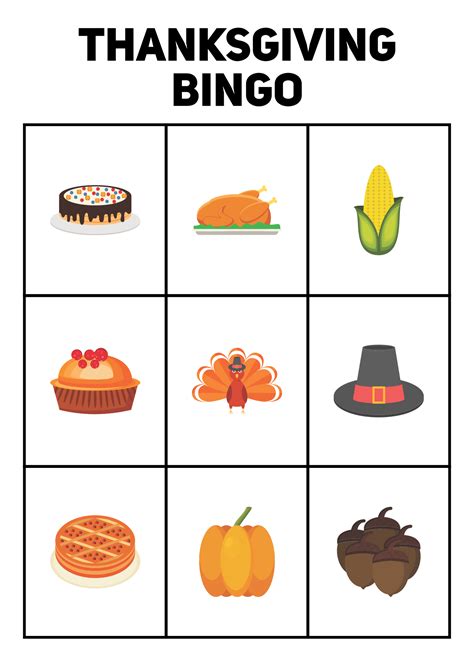 printable thanksgiving bingo     printablee