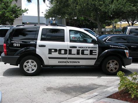 hollywood police car at downtown in florida flickr