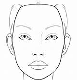 Blank Rosto Gesicht Sobrancelha Maquiar Maquiagem Croqui Rostos Doodling Visitar Flowing Besuchen Copying Curso Easiest Quickest sketch template