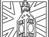 Coloring Flag Britain Great Pages Union Jack England Colouring Getdrawings Getcolorings Colorings sketch template