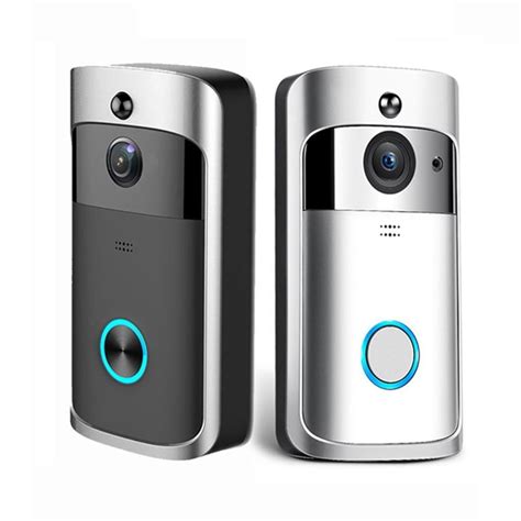 video door bell smart wireless video doorbell hd p home security wifi camera wide angle