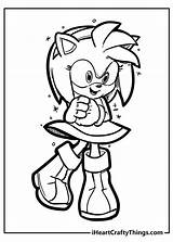 Sonic Hedgehog Iheartcraftythings Amy Getcoloringpages sketch template
