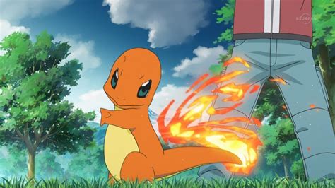 image reds charmander ember popng  pokemon wiki