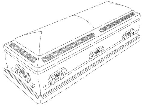 patent usd casket  ornamentation google patents