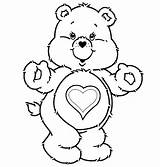 Care Bear Coloring Bears Pages Funshine Tenderheart Color Colouring Printable Getdrawings Place Visit sketch template