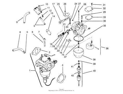 toro    yard tractor  sn   parts diagram  fuel system kohler