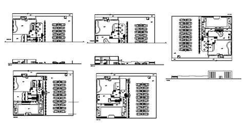 bowling sports center elevation section  plan details dwg file cadbull