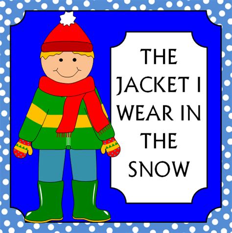 jacket  wear   snow activity pack teaching resources