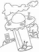 Ufo Coloring Pages Beyond Come Near Show Will Thoughts Kids Popular Getcolorings Printable Coloringhome sketch template