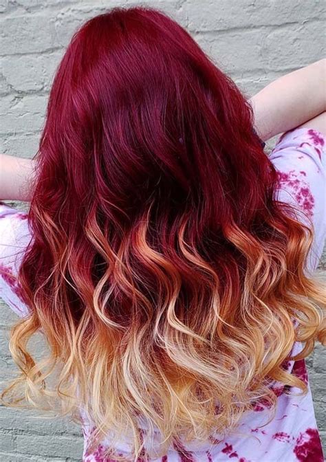 Hottest Plum Red Hair Colors And Highlights To Wear In 2019