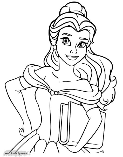 beauty   beast coloring pages disneyclipscom