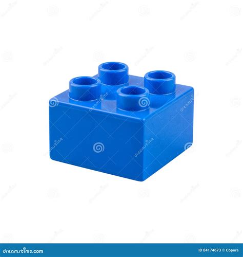 blue cube   white background stock image image  activity stack