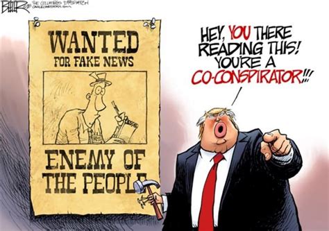 how political cartoonists mock trump s ‘enemy of the people attack