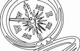 Compass Rose Coloring Pages Getcolorings Printable Color Getdrawings sketch template