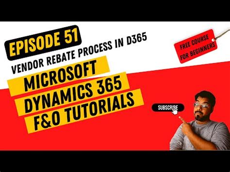 episode  vendor rebate process  dynamics  finance