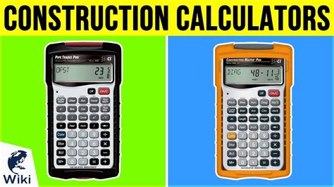 construction calculators  youtube