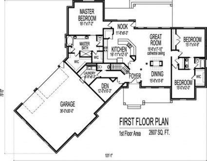 house plans ranch  sq ft square feet  ideas house plans  story ranch house floor
