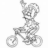 Old Coloring Man Pages People Cycler Getdrawings Getcolorings sketch template