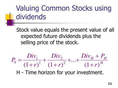 Ppt Valuation Of Stocks Powerpoint Presentation Free Download Id