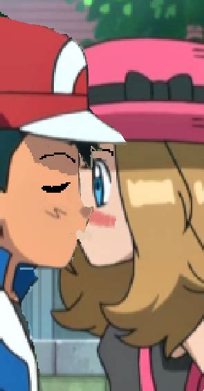 Ash And Serena Kissing By Danny45music On Deviantart