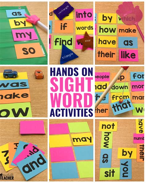 hands  sight word activities   students  beg