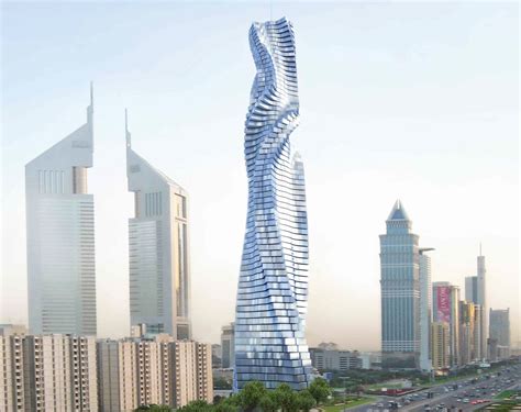 worldas  rotating skyscraper   built  dubai elite choice