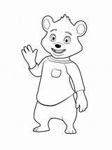 Bear Goldie Coloring Pages Print Color Printable Goldi Getcolorings sketch template
