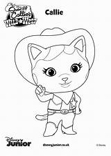 Callie Sheriff Pages Coloring Getcolorings Color sketch template