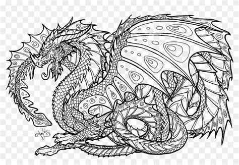 scary realistic dragon coloring pages