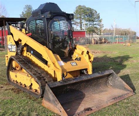 cat skid steer loader  forestry package dzxhp lawler auction company