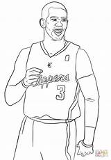 Youngboy Lebron Kleurplaten Basketbal Curry Steph Wade Dwyane Drukuj Kleurplaat Uitprinten Downloaden sketch template