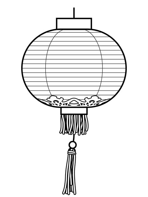 year coloring pages chinese  year crafts  kids lantern drawing