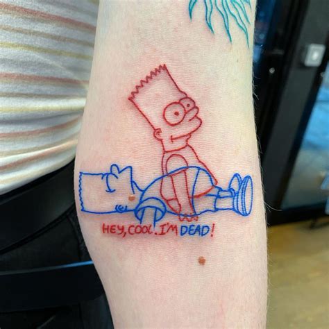 Share More Than 70 Bart Simpson Tattoo Latest Thtantai2