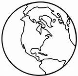Globe Wecoloringpage Coloring Earth sketch template